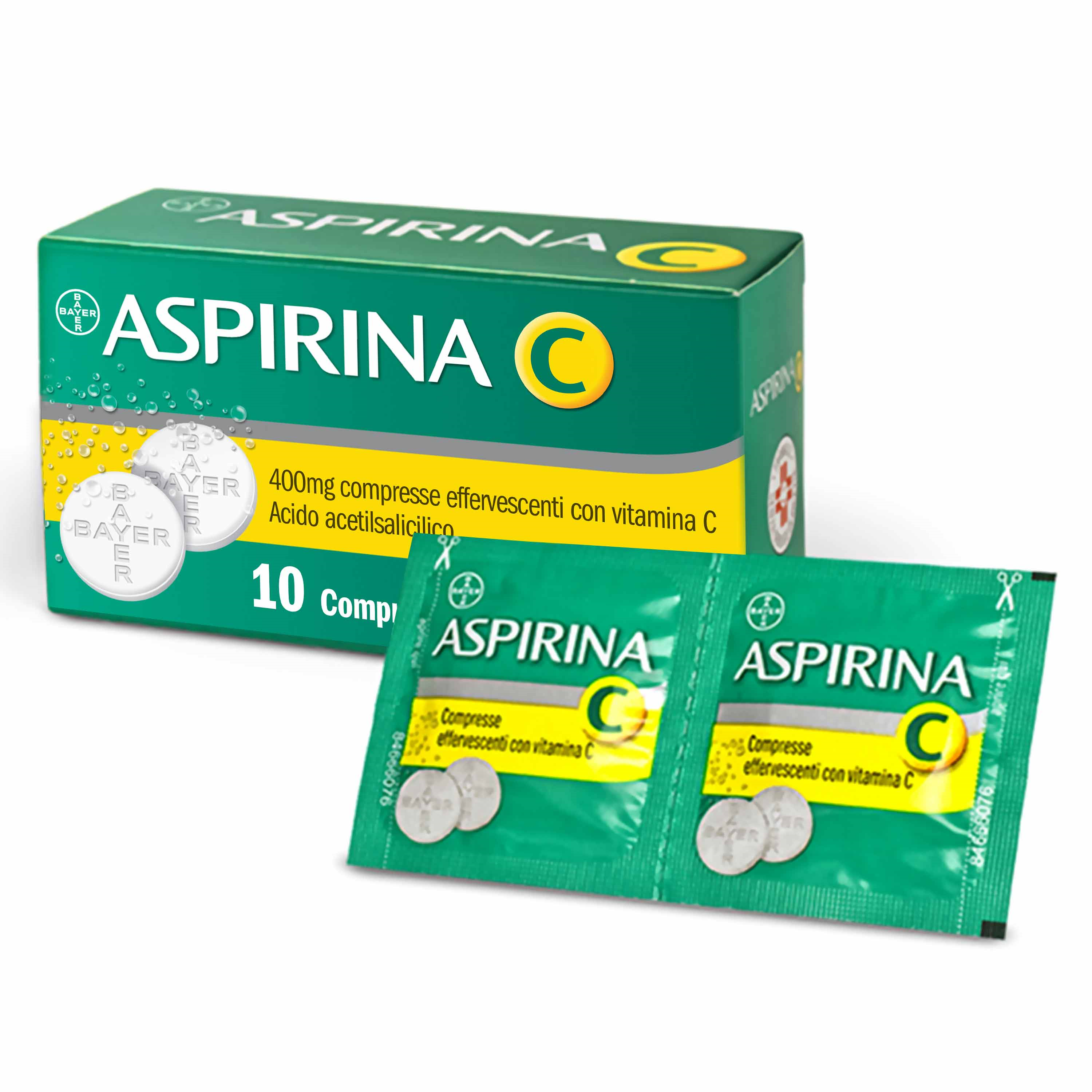 ASPIRINA C*10CPR EFF 400+240MG - Farmacia Rossi2 - Farmacia Rossi 