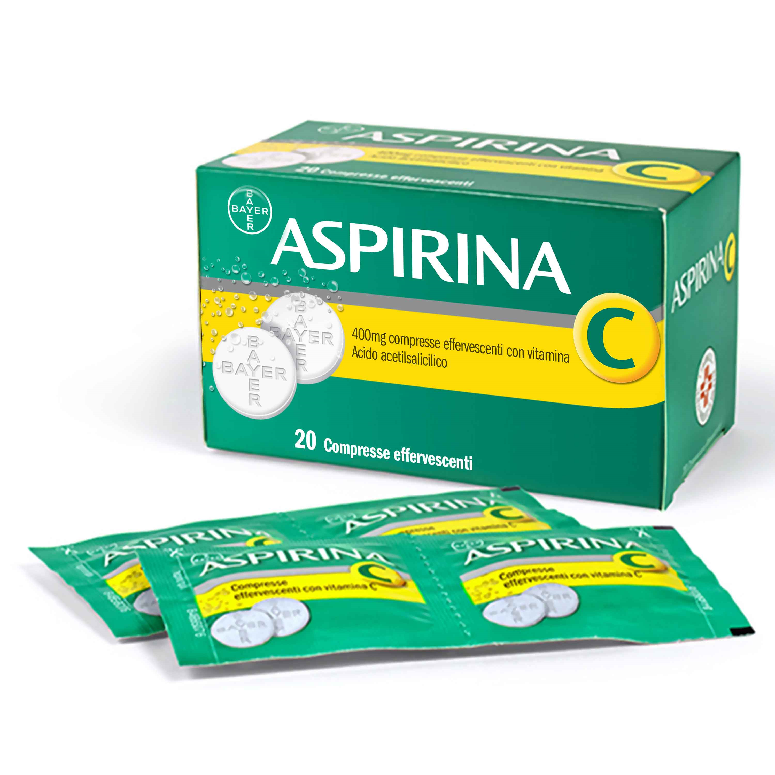ASPIRINA C*20CPR EFF 400+240MG - Farmacia Rossi2 - Farmacia Rossi 