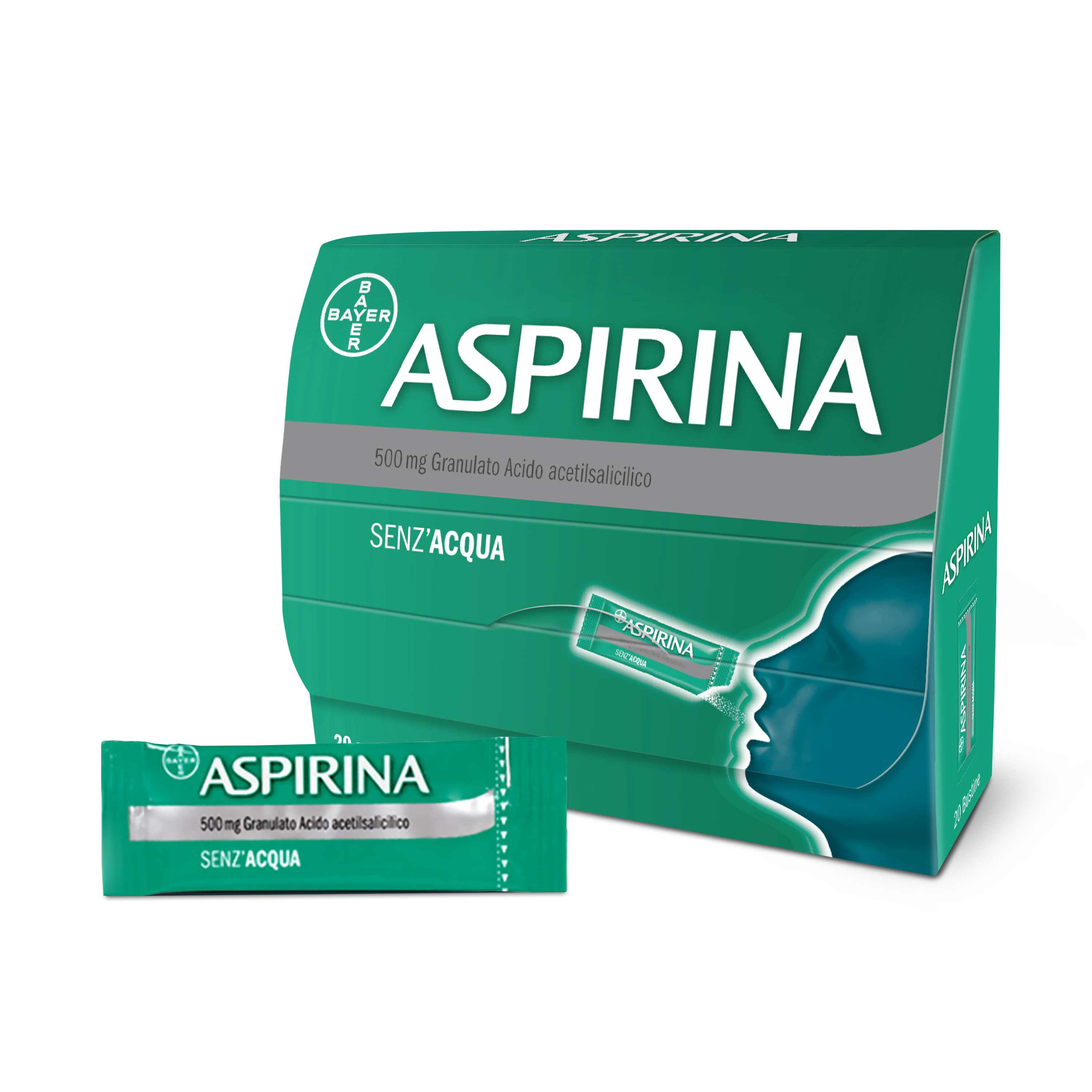 ASPIRINA*OS GRAT 20BUST 500MG - Farmacia Rossi2 - Farmacia Rossi 