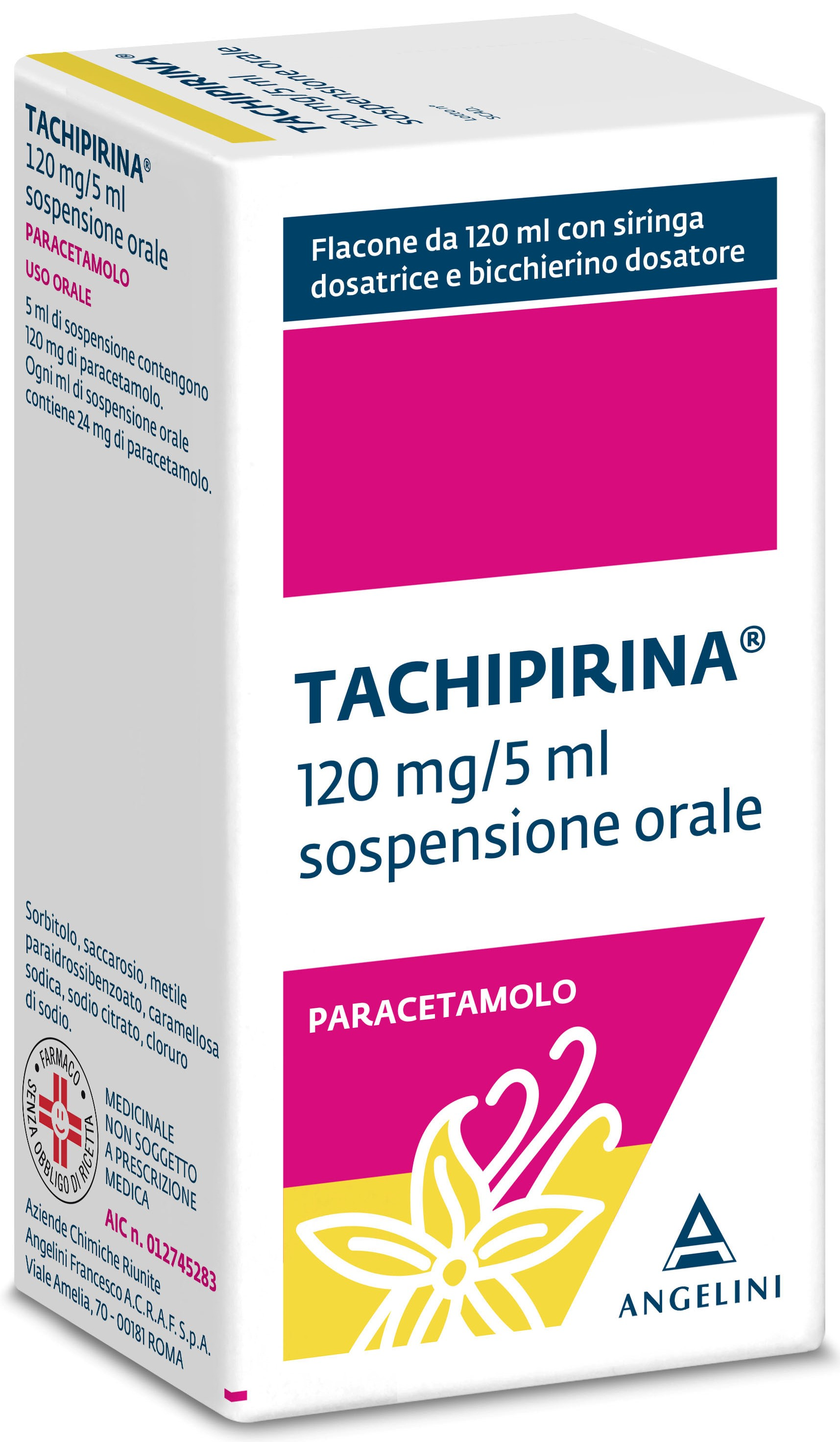 TACHIPIRINA*SOSP 120ML VAN/CAR - Farmacia Rossi2 - Farmacia Rossi 