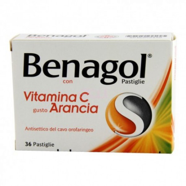 BENAGOL VIT C*36PAST ARANCIA - Farmacia Rossi2 - Farmacia Rossi 