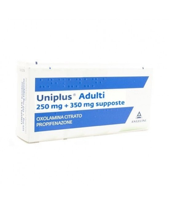 UNIPLUS*AD 10SUPP 250MG+350MG - Farmacia Rossi2 - Farmacia Rossi 