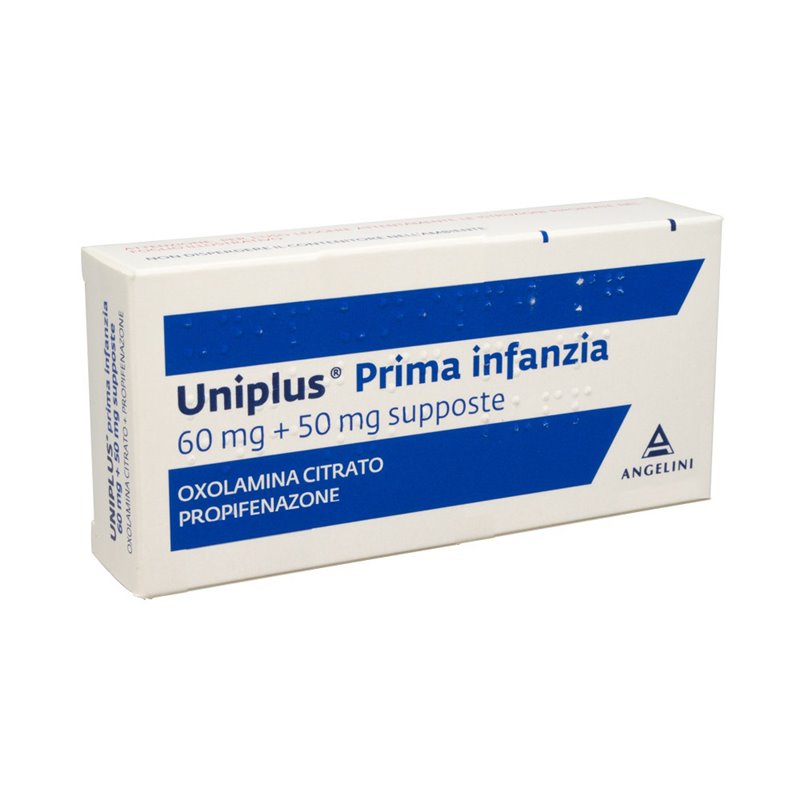 UNIPLUS*PRIMA INF 10SUPP 60MG+ - Farmacia Rossi2 - Farmacia Rossi 