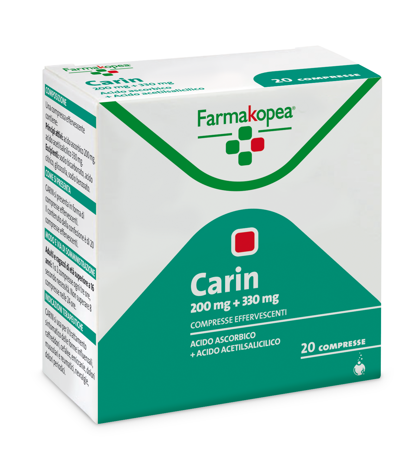 CARIN*20CPR EFF 330MG+200MG - Farmacia Rossi2 - Farmacia Rossi 