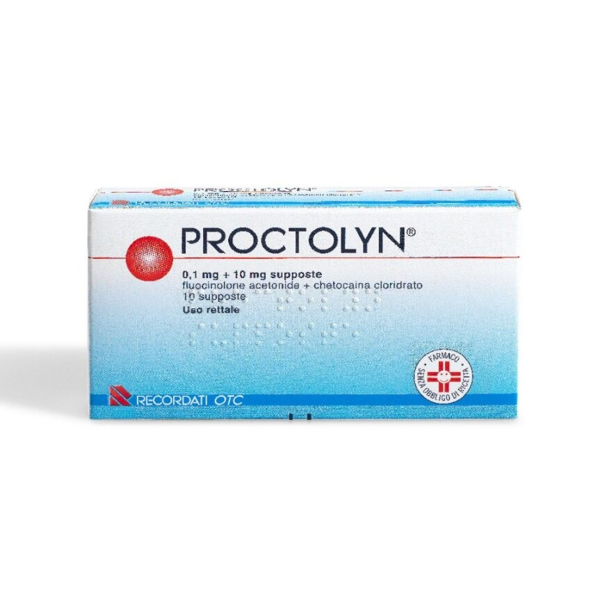 PROCTOLYN*10SUPP 0,1MG+10MG - Farmacia Rossi2 - Farmacia Rossi 