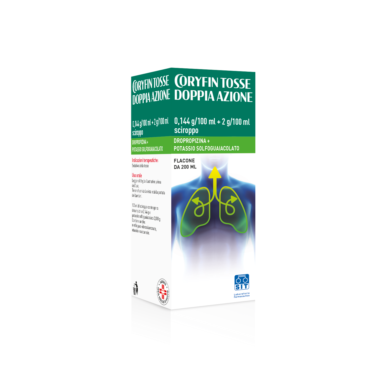 CORYFIN TOSSE DOPPIA AZ*200ML - Farmacia Rossi2 - Farmacia Rossi 