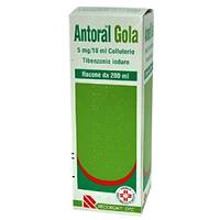 Recordati Antoral Gola Colluttorio 5mg/10ml Antisettico Cavo Orale Flacone 200ml - Farmacia Rossi2 - Farmacia Rossi 