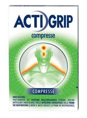 Actigrip Trattamento Dei Sintomi Dell'Influenza 12 Compresse - Farmacia Rossi2 - Farmacia Rossi 