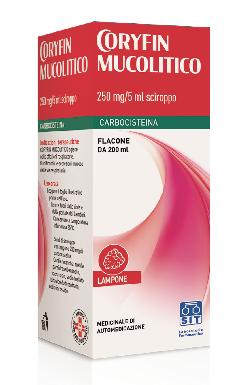 CORYFIN MUCOLITICO*SCIR 200ML - Farmacia Rossi2 - Farmacia Rossi 