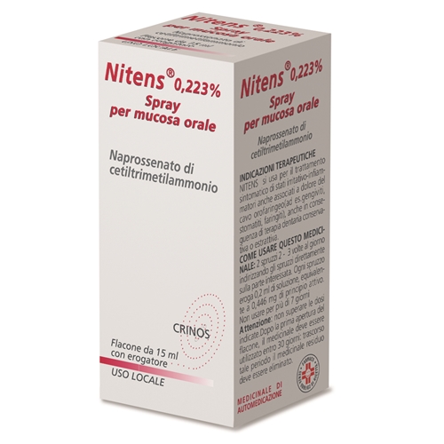 NITENS*SPRAY OS FL 15ML 0,223% - Farmacia Rossi2 - Farmacia Rossi 