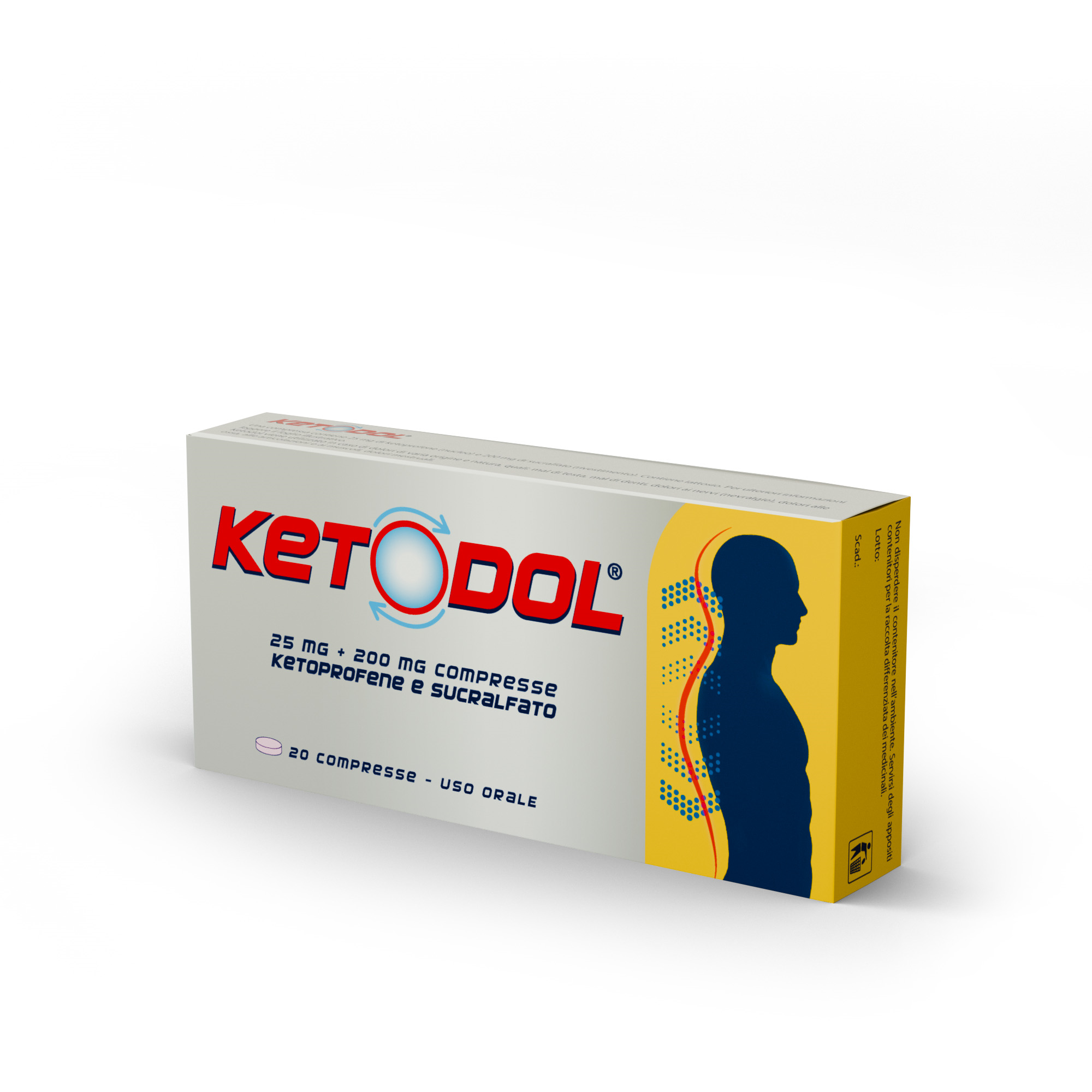 KETODOL*20CPR 25MG+200MG - Farmacia Rossi2 - Farmacia Rossi 