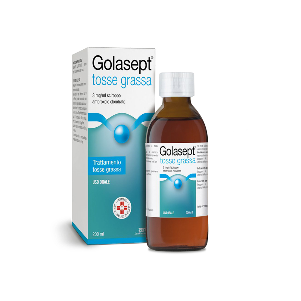 GOLASEPT TOSSE GRASSA*SCIR 200 - Farmacia Rossi2 - Farmacia Rossi 