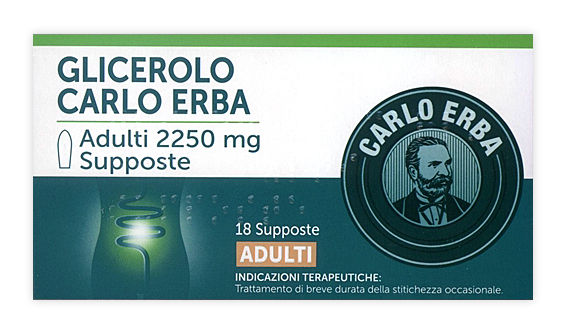GLICEROLO*AD 18SUPP 2250MG - Farmacia Rossi2 - Farmacia Rossi 