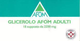 GLICEROLO AFOM*AD 18SUPP2250MG - Farmacia Rossi2 - Farmacia Rossi 