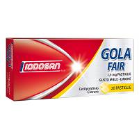 Iodosan Golafair 1,5mg Disinfezione Della Mucosa Orofaringea Gusto Miele Limone 20 Pastiglie - Farmacia Rossi2 - Farmacia Rossi 