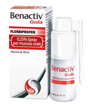 BENACTIV GOLA*SPRAY 15ML 0,25% - Farmacia Rossi2 - Farmacia Rossi 