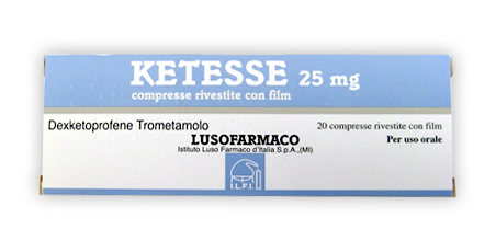 KETESSE*20CPR RIV 25MG - Farmacia Rossi2 - Farmacia Rossi 