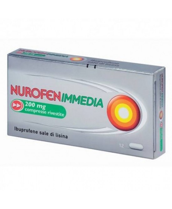 NUROFENIMMEDIA*12CPR RIV 200MG - Farmacia Rossi2 - Farmacia Rossi 