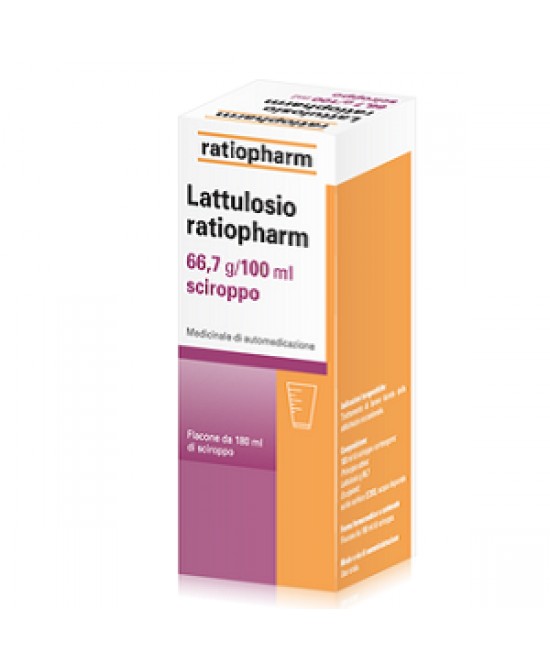 Lattulosio RatioPharm 66,7%  Sciroppo 180ml - Farmacia Rossi2 - Farmacia Rossi 