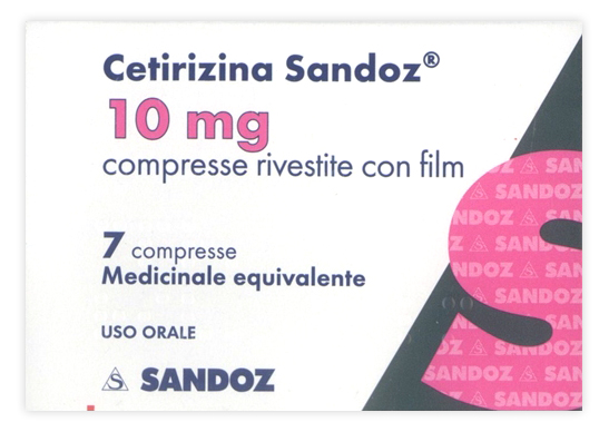 CETIRIZINA SAND*7CPR RIV 10MG - Farmacia Rossi2 - Farmacia Rossi 