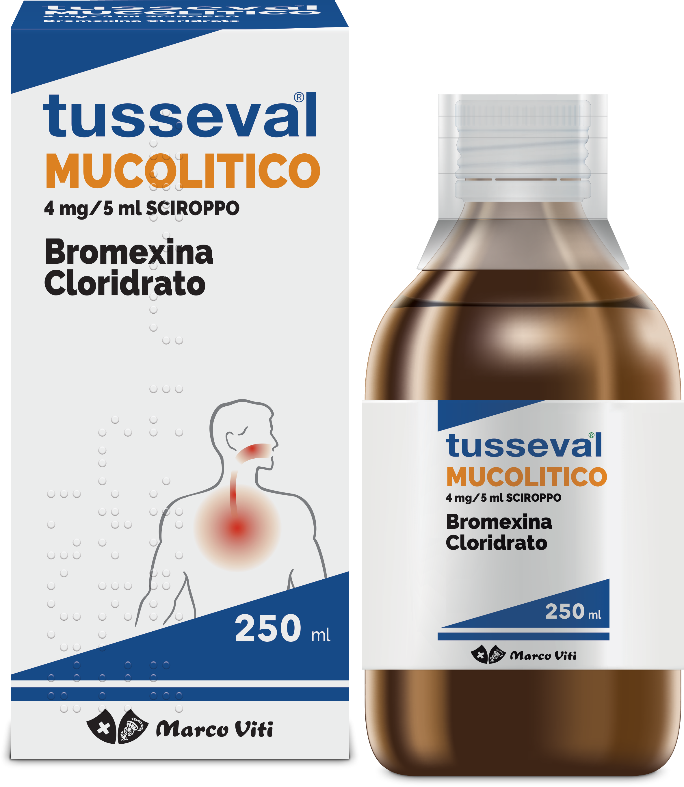 TUSSEVAL MUCOLITICO*SCIR 250ML - Farmacia Rossi2 - Farmacia Rossi 