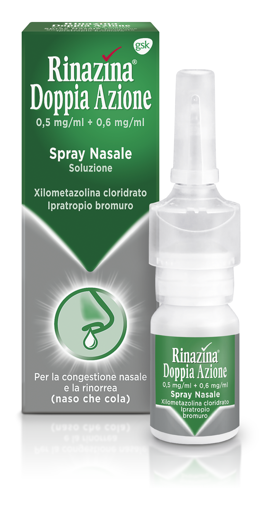 RINAZINA DOPPIA AZ*10ML5MG+6MG - Farmacia Rossi2 - Farmacia Rossi 