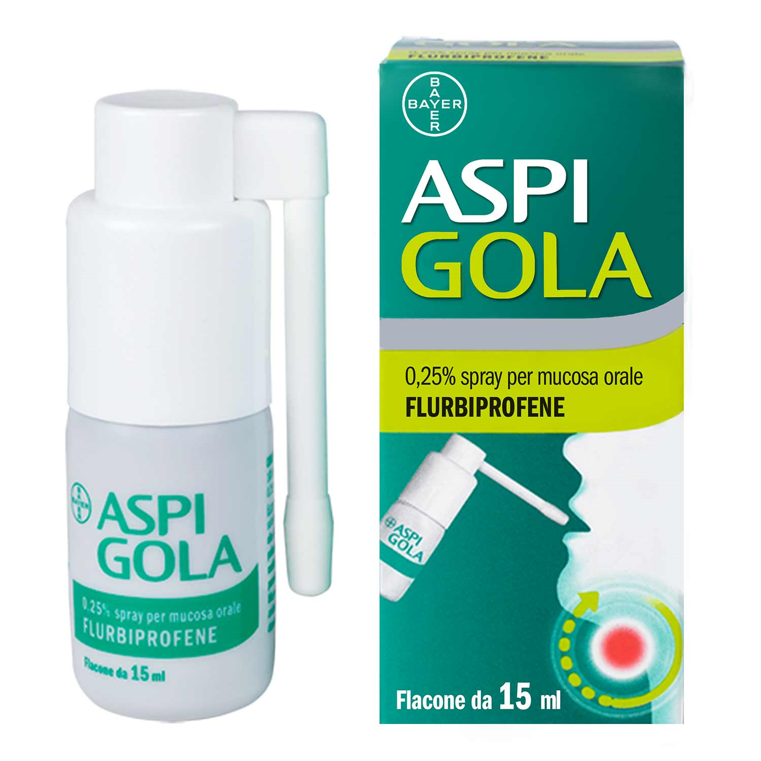 ASPI GOLA*OS SPRAY 15ML 0,25% - Farmacia Rossi2 - Farmacia Rossi 