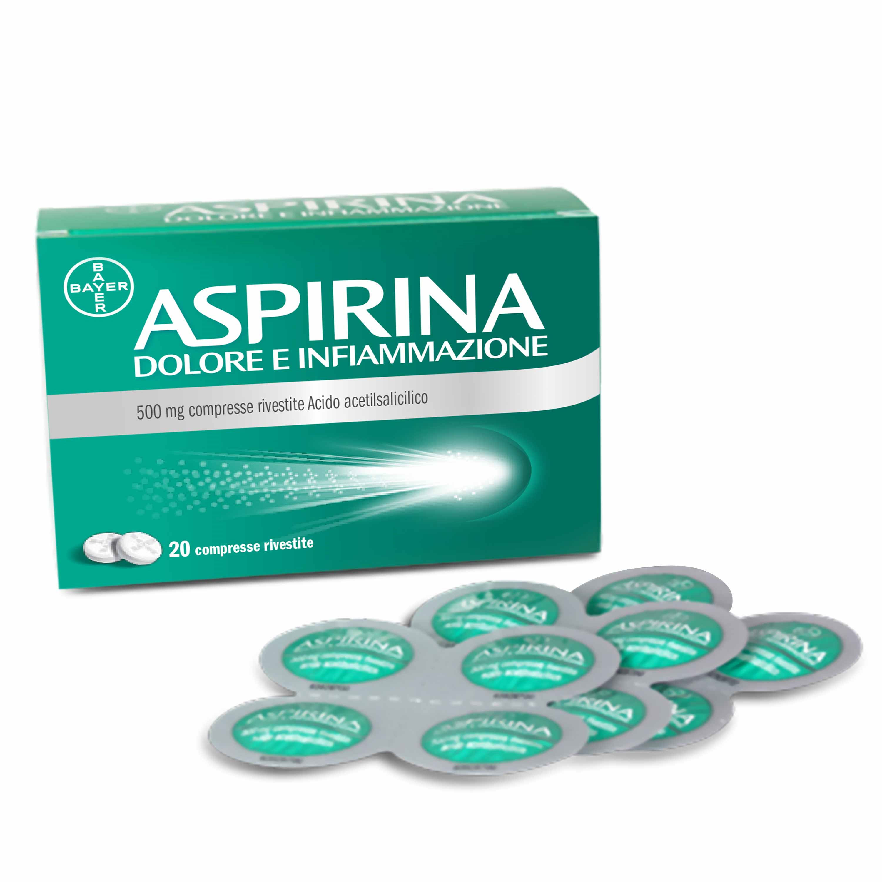 ASPIRINA DOLORE INF*20CPR500MG - Farmacia Rossi2 - Farmacia Rossi 
