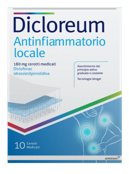 DICLOREUM ANT LOC*10CER MED180 - Farmacia Rossi2 - Farmacia Rossi 