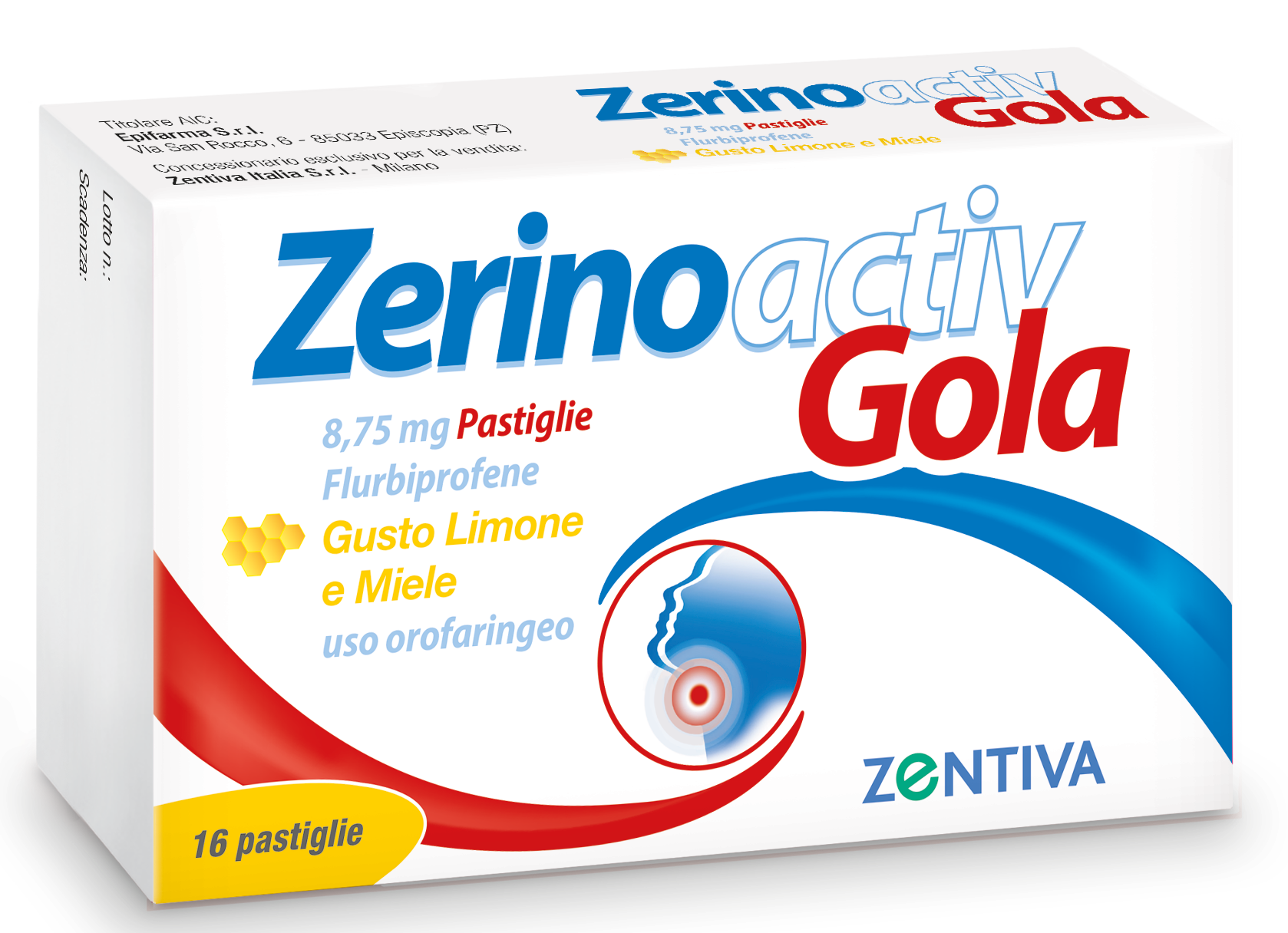 ZERINOACTIV GOLA*16PASTL LIM M - Farmacia Rossi2 - Farmacia Rossi 
