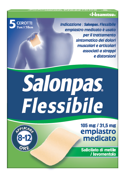 SALONPAS FLESSIBILE*5CER7x10CM - Farmacia Rossi2 - Farmacia Rossi 