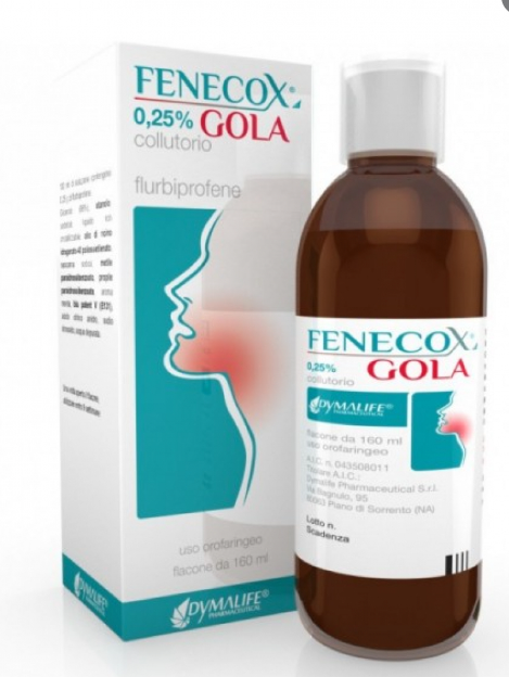 FENECOX GOLA*COLLUT 160ML0,25% - Farmacia Rossi2 - Farmacia Rossi 