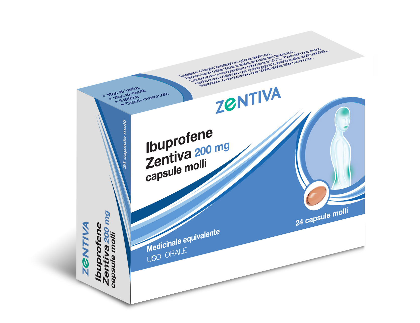IBUPROFENE ZEN*24CPS MOL 200MG - Farmacia Rossi2 - Farmacia Rossi 