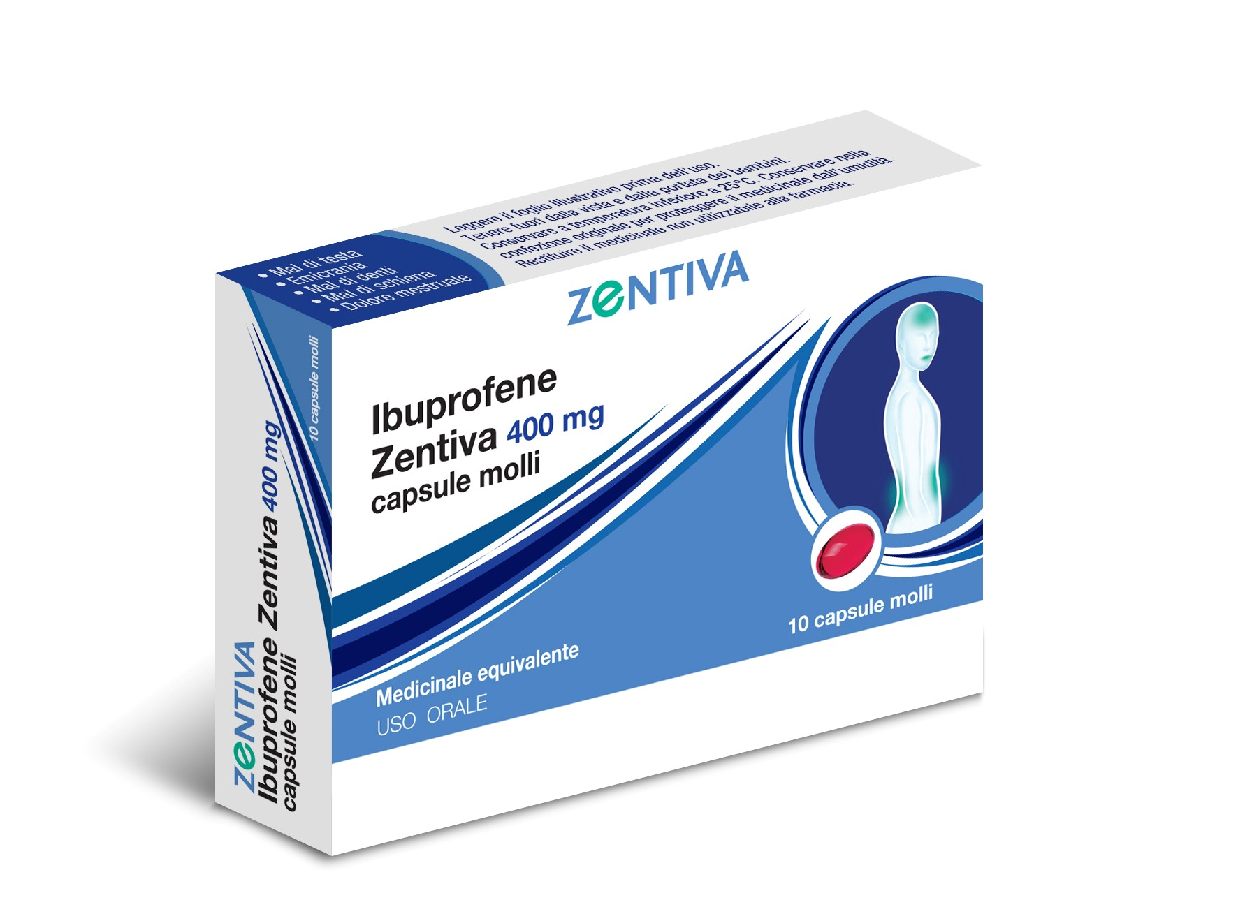 IBUPROFENE ZEN*10CPS 400MG - Farmacia Rossi2 - Farmacia Rossi 