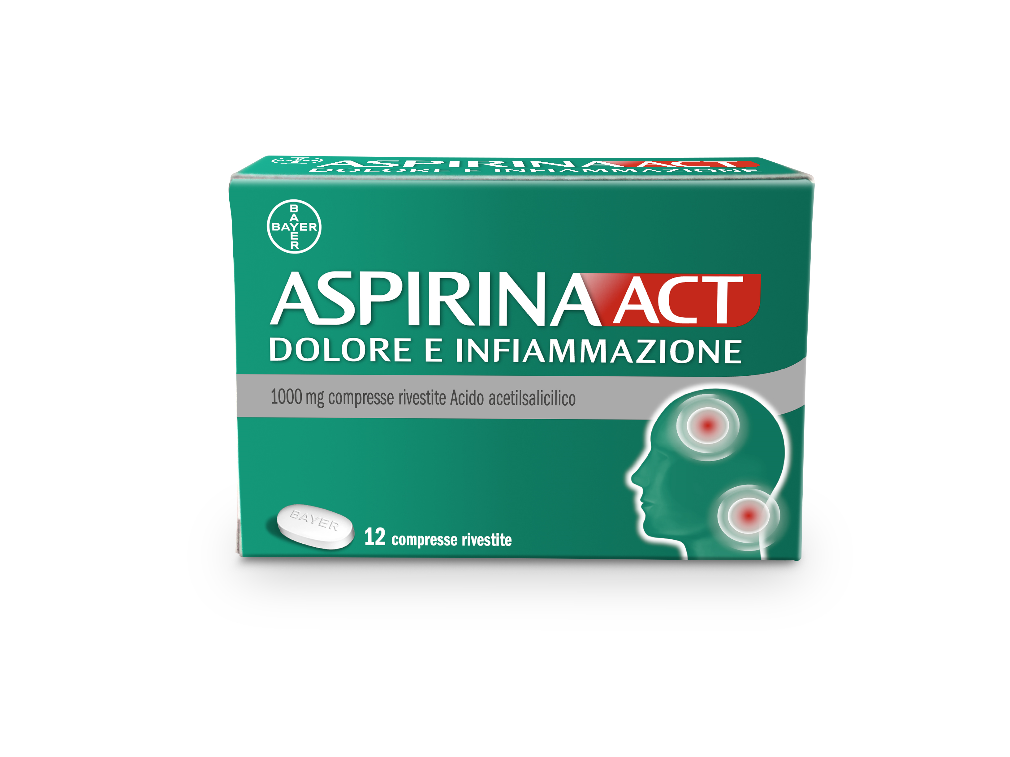 ASPIRINAACT DOL INF*12CPR 1G - Farmacia Rossi2 - Farmacia Rossi 