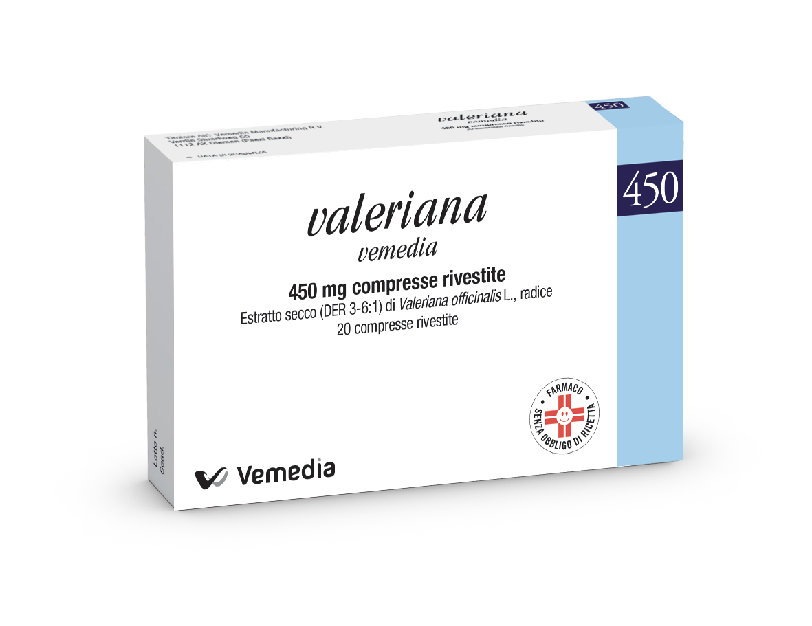 VALERIANA VEMEDIA*20CPR RIV450 - Farmacia Rossi2 - Farmacia Rossi 