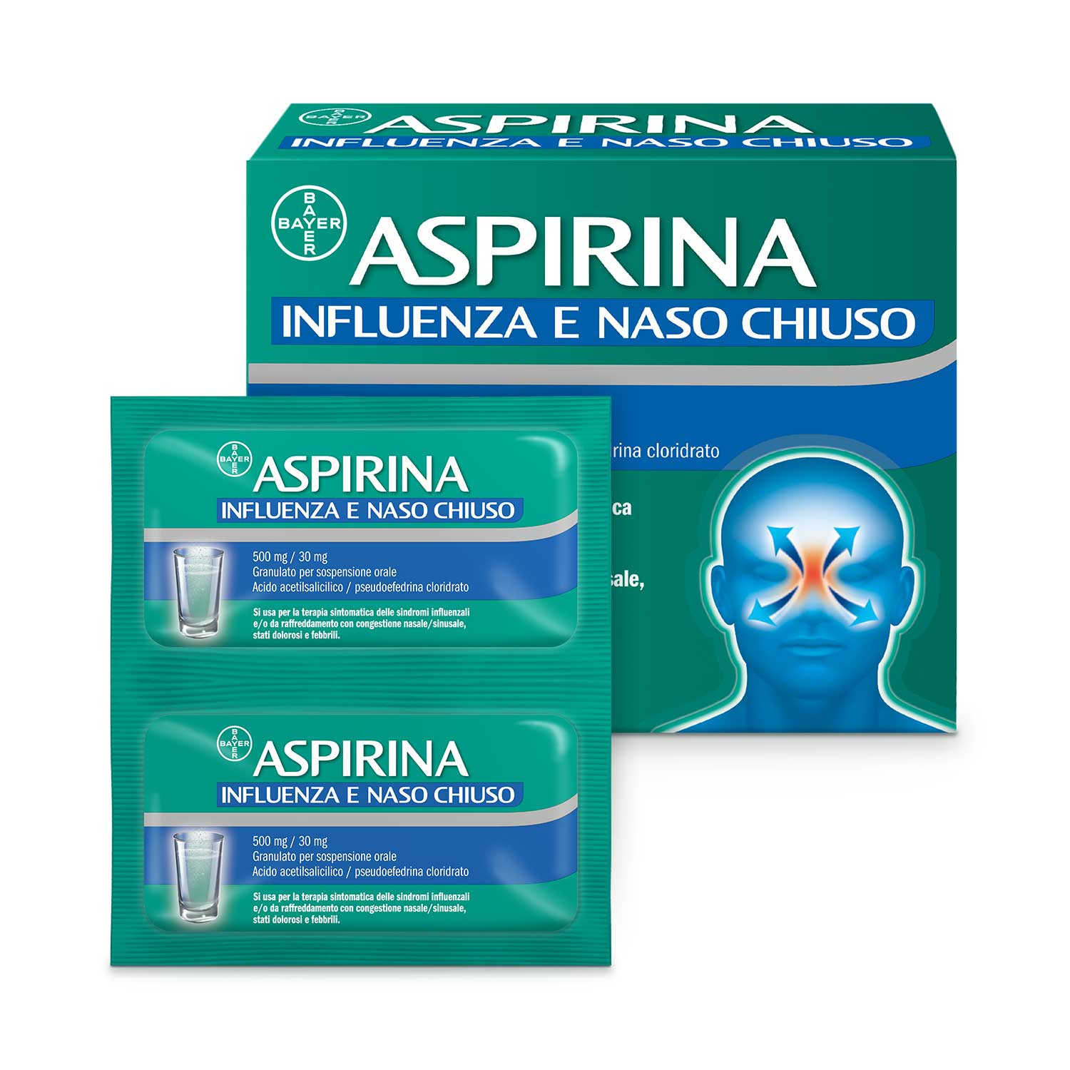 ASPIRINA INFLUENZA E NASO C*20 - Farmacia Rossi2 - Farmacia Rossi 
