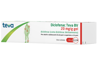 DICLOFENAC TEVA*GEL 60G 20MG/G - Farmacia Rossi2 - Farmacia Rossi 