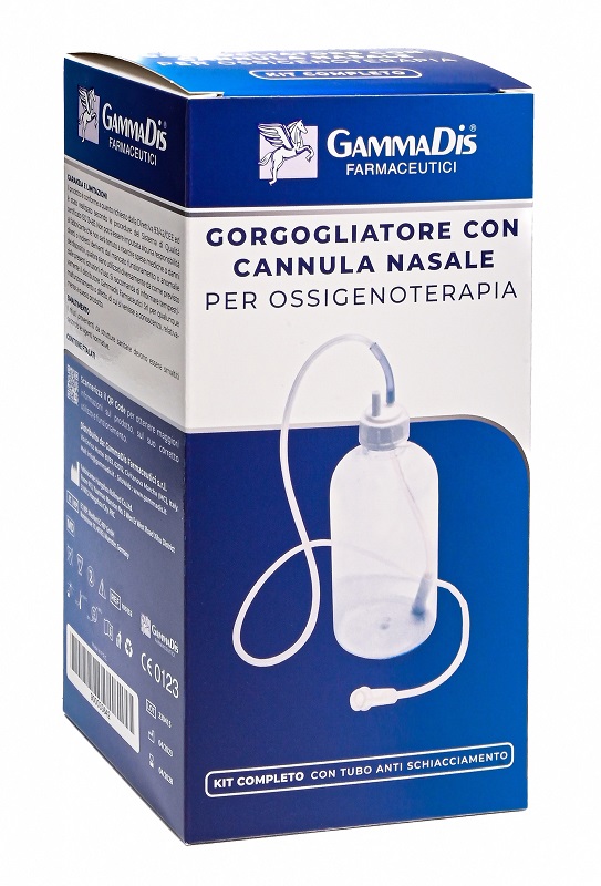 GORGOGLIATORE PER OSSIGENOTERAPIA CON OCCHIALE + CANNULA NASALE - Farmacia Rossi2 - Farmacia Rossi 