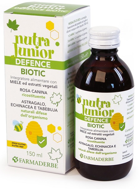 NUTRA JUNIOR DEFENCE BIOTIC 150 ML - Farmacia Rossi2 - Farmacia Rossi 
