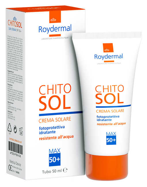 CHITOSOL CREMA SOLARE FP 50+ TUBO 50 ML - Farmacia Rossi2 - Farmacia Rossi 