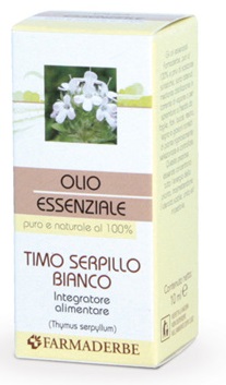 FARMADERBE OLIO ESSENZIALE TIMO SERPILLO BIANCO 10 ML - Farmacia Rossi2 - Farmacia Rossi 