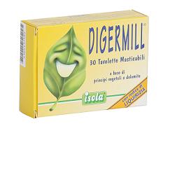 DIGERMILL 30 TAVOLETTE MASTICABILI - Farmacia Rossi2 - Farmacia Rossi 