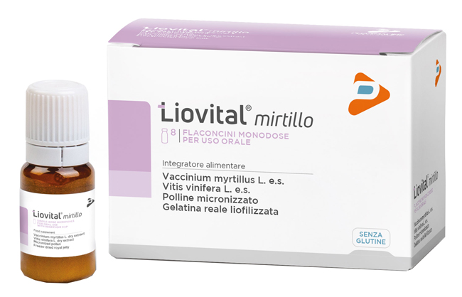 LIOVITAL MIRTILLO 8 FLACONCINI 10 ML - Farmacia Rossi2 - Farmacia Rossi 