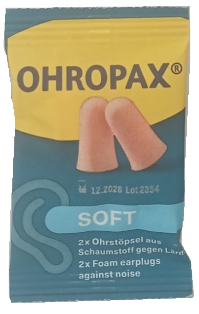 OHROPAX SOFT TAPPI AURICOLARI 2 PEZZI - Farmacia Rossi2 - Farmacia Rossi 