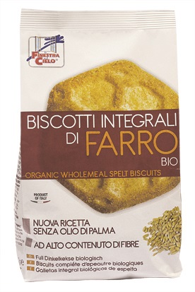 FSC BISCOTTI INTEGRALI DI FARRO BIOA AD ALTO CONTENUTO DI FIBRE CON OLIO DI GIRASOLE SENZA OLIO DI PALMA 400 G - Farmacia Rossi2 - Farmacia Rossi 