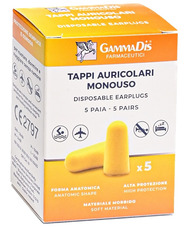 TAPPO AURICOLARE EAR GOMMAPIUMA 10 PEZZI - Farmacia Rossi2 - Farmacia Rossi 