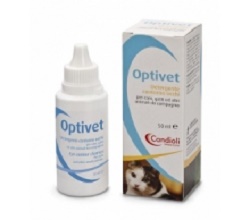 OPTIVET DETERGENTE PER OCCHI PER CANI E GATTI FLACONE 50 ML - Farmacia Rossi2 - Farmacia Rossi 