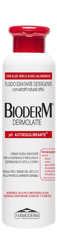 BIODERM DERMOLATTE CREMA FLUIDA 250 ML - Farmacia Rossi2 - Farmacia Rossi 