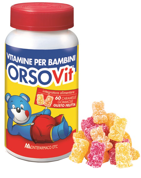 ORSOVIT CARAMELLE GOMMOSE VITAMINA BB SENZA GLUTINE 60 PEZZI - Farmacia Rossi2 - Farmacia Rossi 